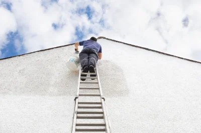 Peinture extérieure à la Saulsotte — façades et ravalement